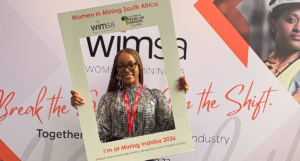 Palesa hosting a Women in Mining South Africa event during Invest in African Mining Indaba.